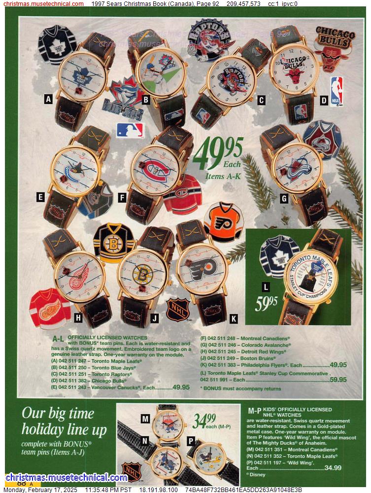 1997 Sears Christmas Book (Canada), Page 92