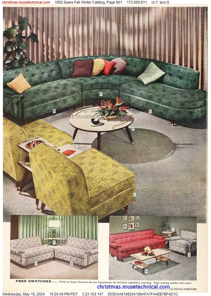 1955 Sears Fall Winter Catalog, Page 901