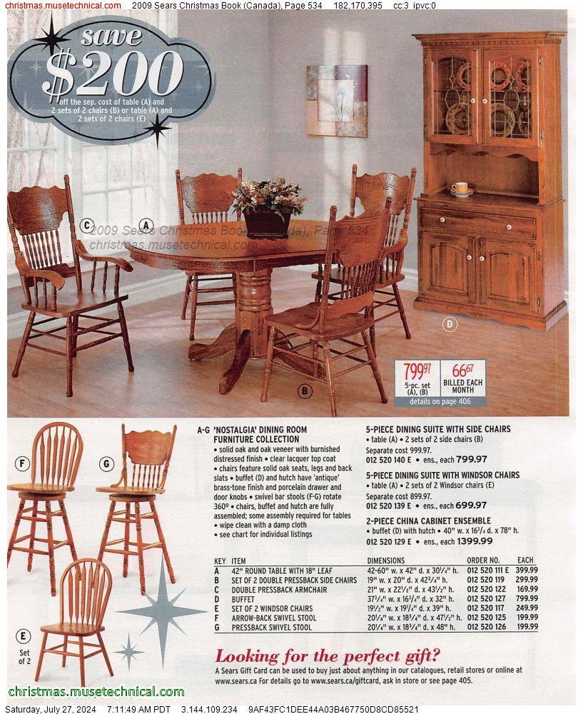 2009 Sears Christmas Book (Canada), Page 534
