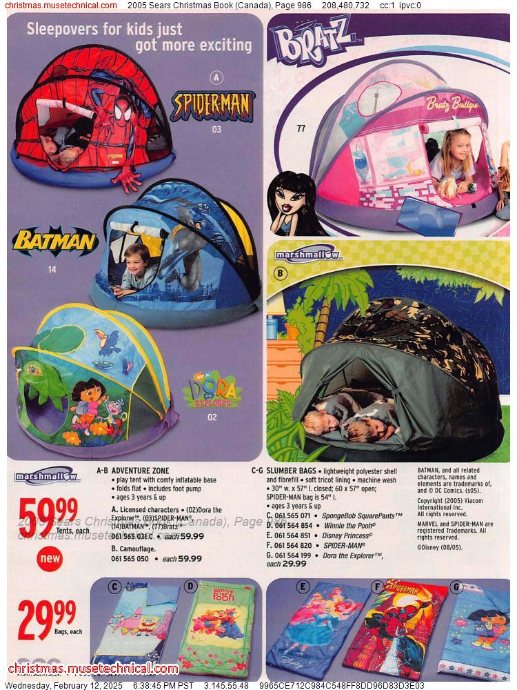 2005 Sears Christmas Book (Canada), Page 986