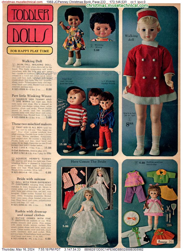 1968 JCPenney Christmas Book, Page 233
