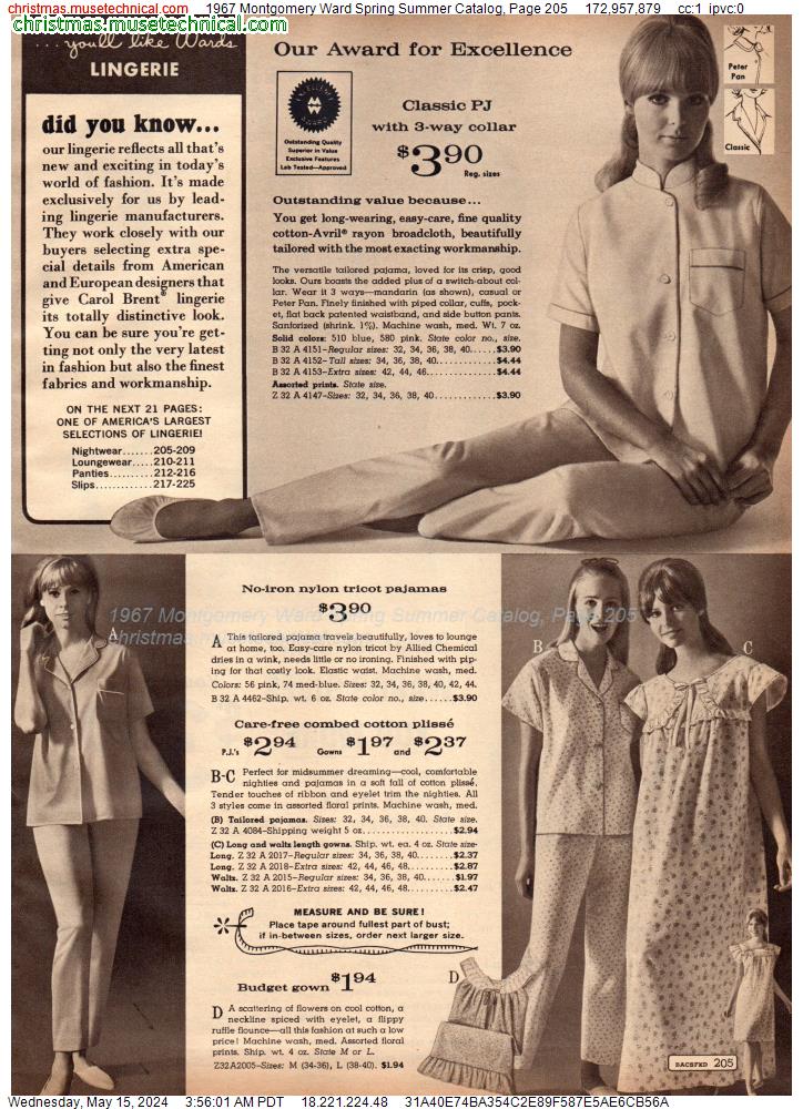 1967 Montgomery Ward Spring Summer Catalog, Page 205