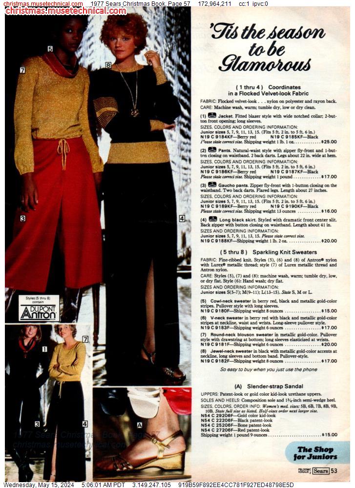 1977 Sears Christmas Book, Page 57