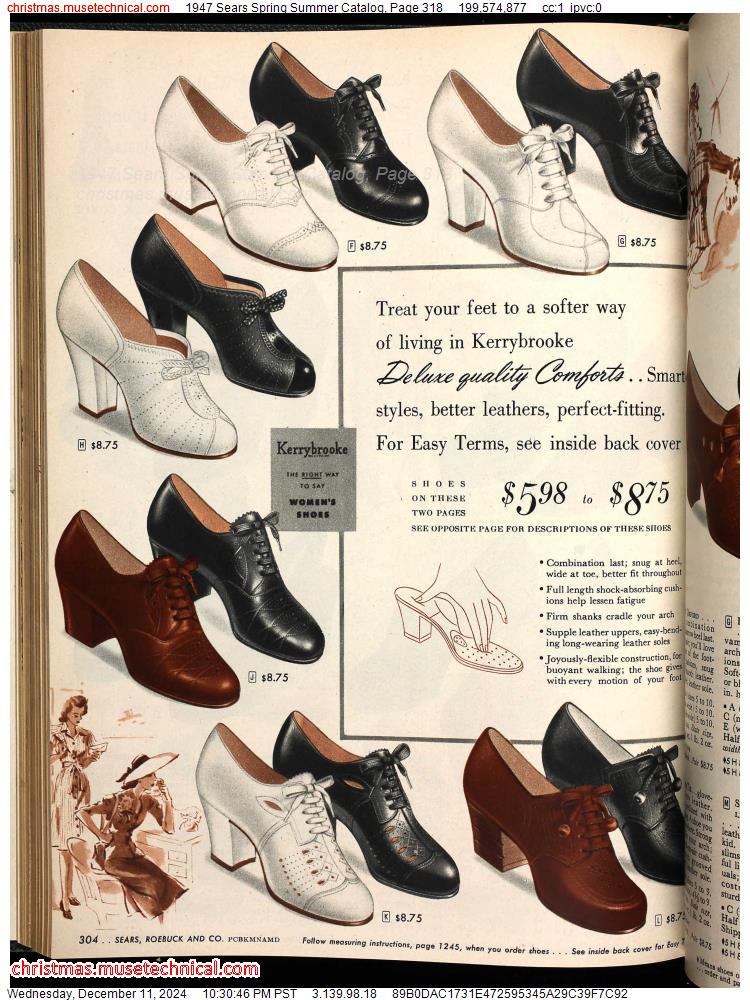 1947 Sears Spring Summer Catalog, Page 318