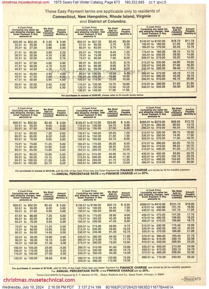 1975 Sears Fall Winter Catalog, Page 673