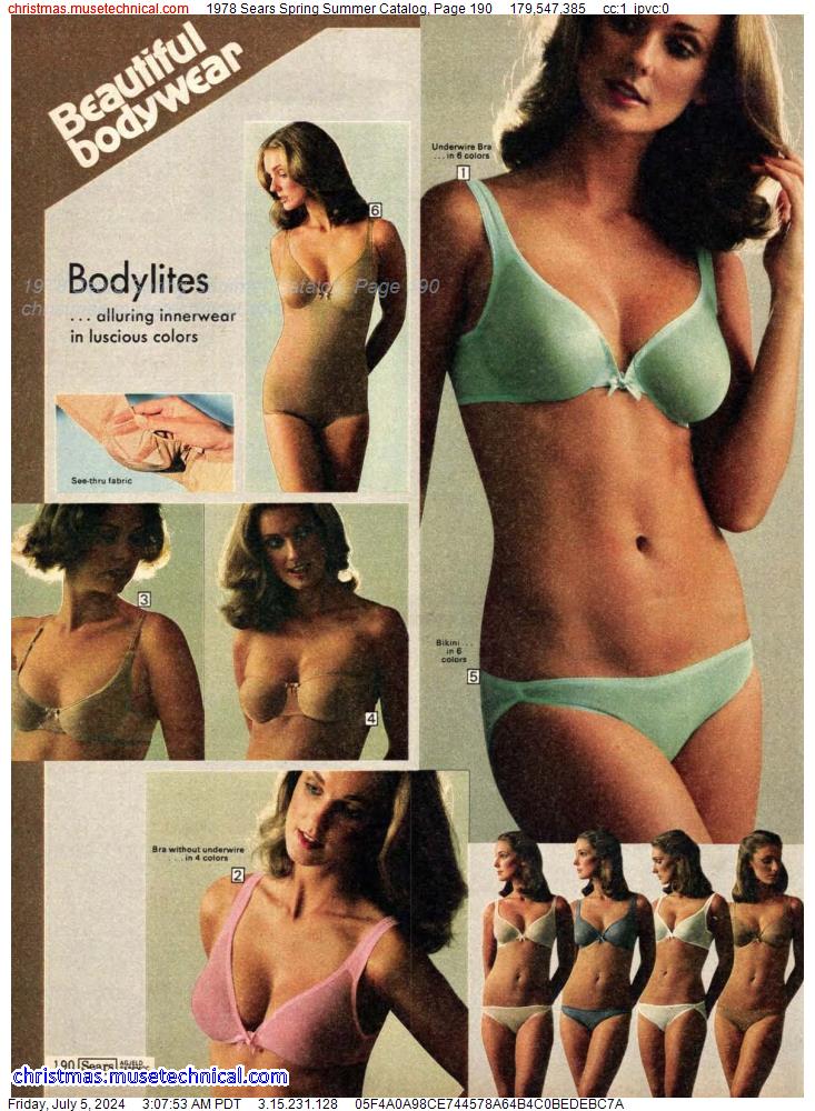 1978 Sears Spring Summer Catalog, Page 190