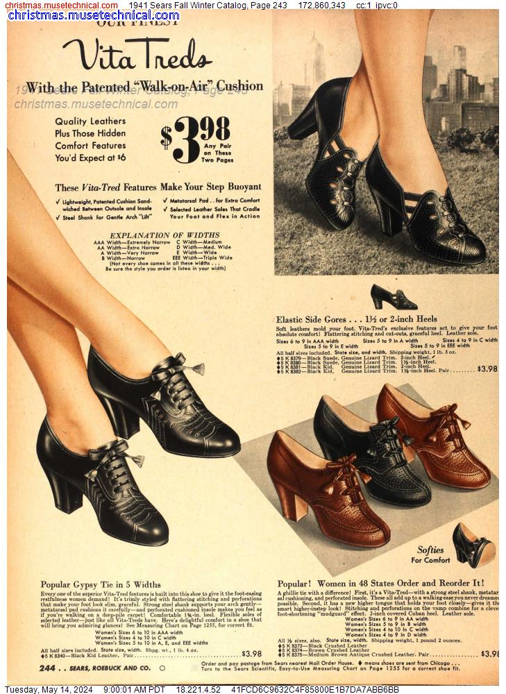 1941 Sears Fall Winter Catalog, Page 243