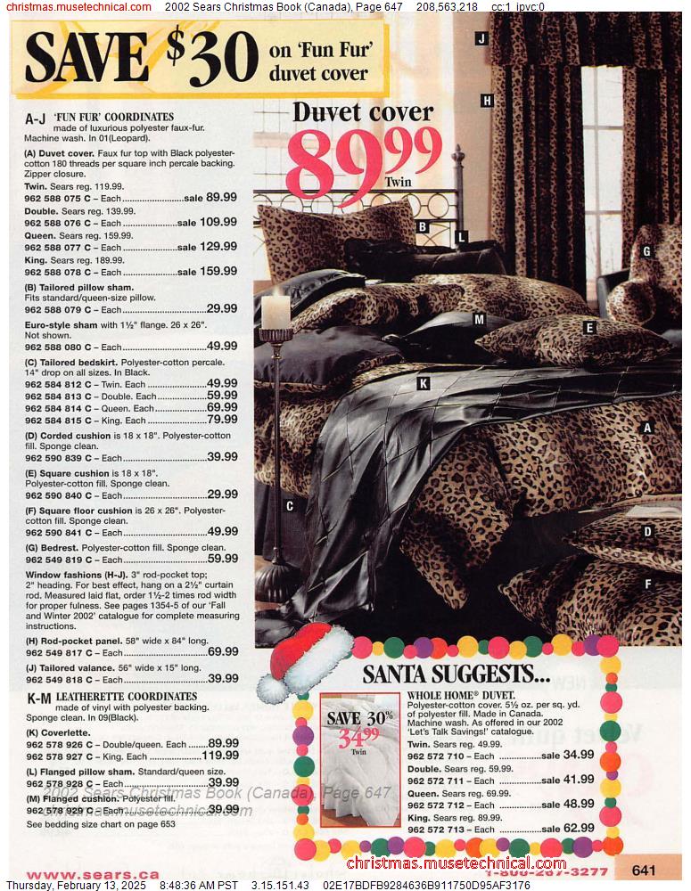 2002 Sears Christmas Book (Canada), Page 647