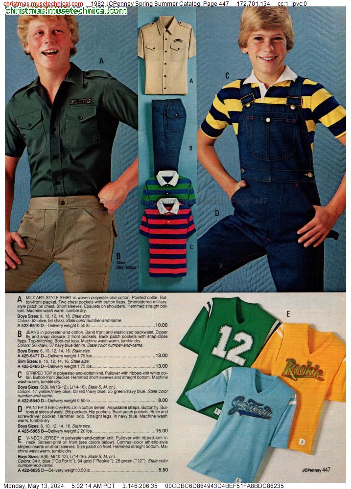 1982 JCPenney Spring Summer Catalog, Page 447