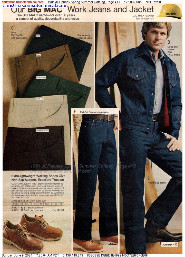 1981 JCPenney Spring Summer Catalog, Page 413