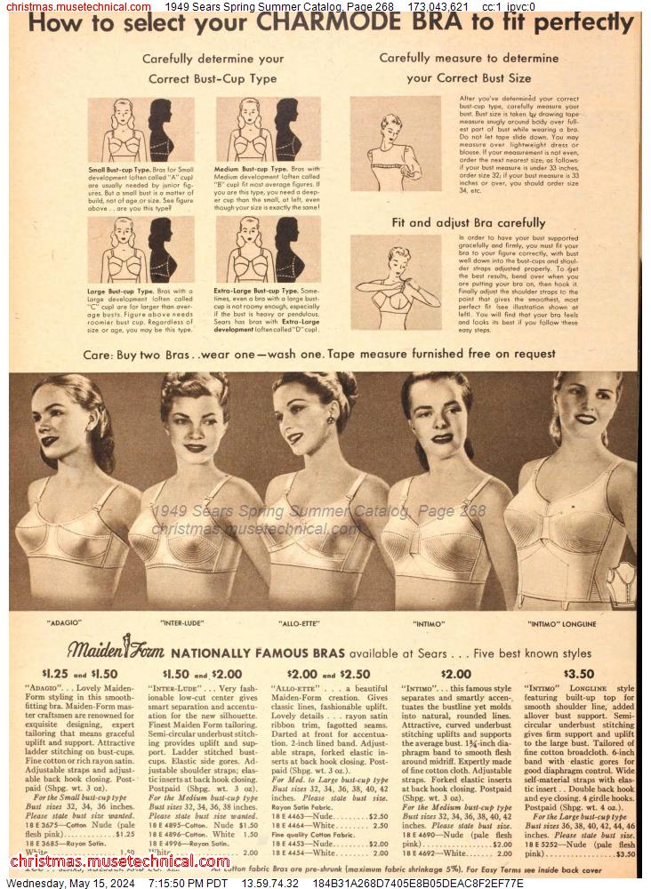 1949 Sears Spring Summer Catalog, Page 268