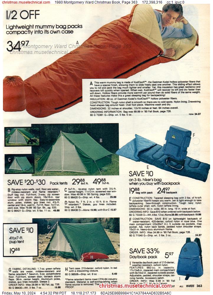 1980 Montgomery Ward Christmas Book, Page 363