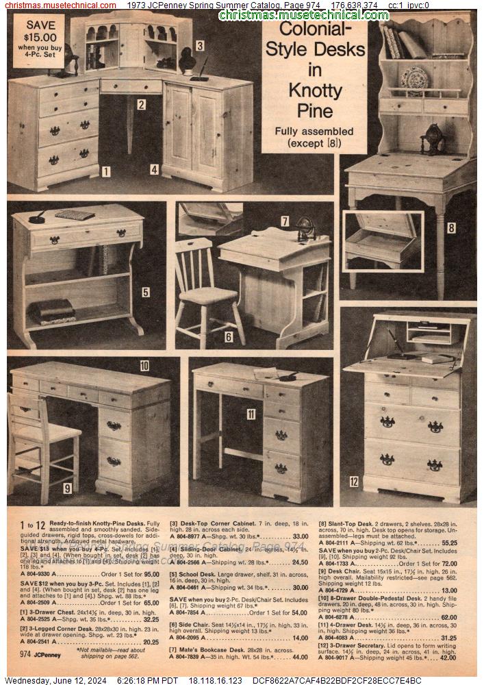 1973 JCPenney Spring Summer Catalog, Page 974