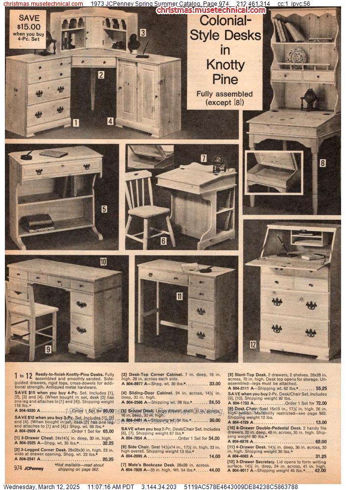 1973 JCPenney Spring Summer Catalog, Page 974