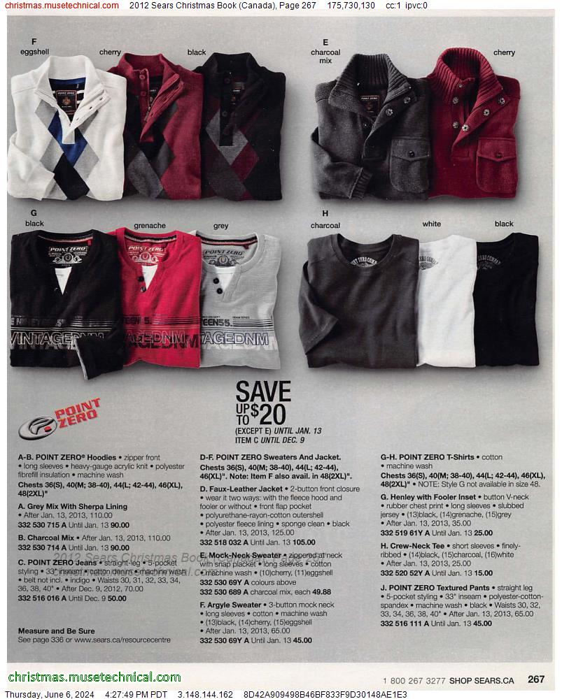 2012 Sears Christmas Book (Canada), Page 267