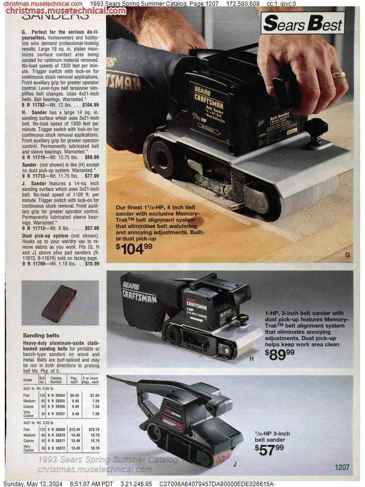 1993 Sears Spring Summer Catalog, Page 1207
