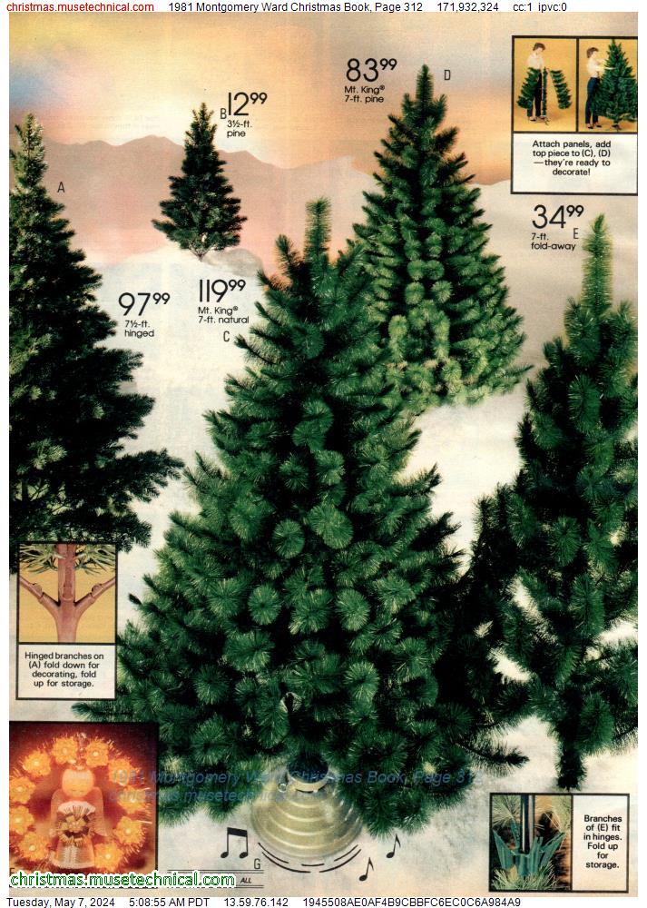 1981 Montgomery Ward Christmas Book, Page 312