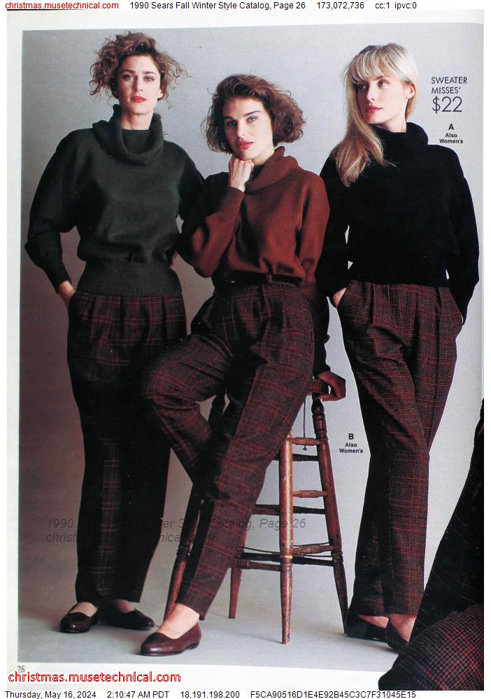 1990 Sears Fall Winter Style Catalog, Page 26