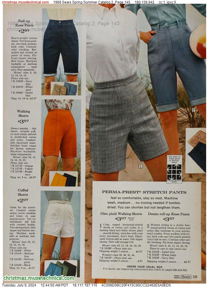 1968 Sears Spring Summer Catalog 2, Page 145
