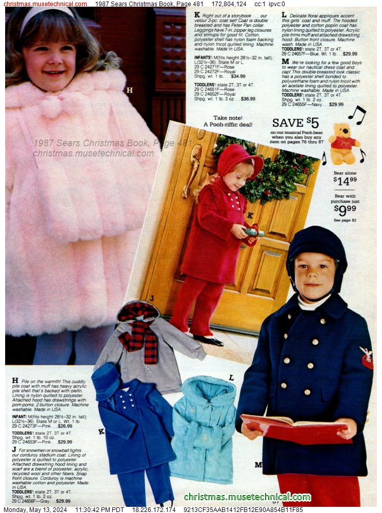 1987 Sears Christmas Book, Page 481