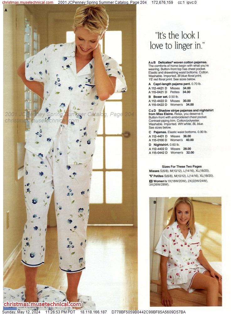 2001 JCPenney Spring Summer Catalog, Page 204