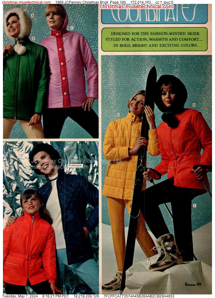 1968 JCPenney Christmas Book, Page 189