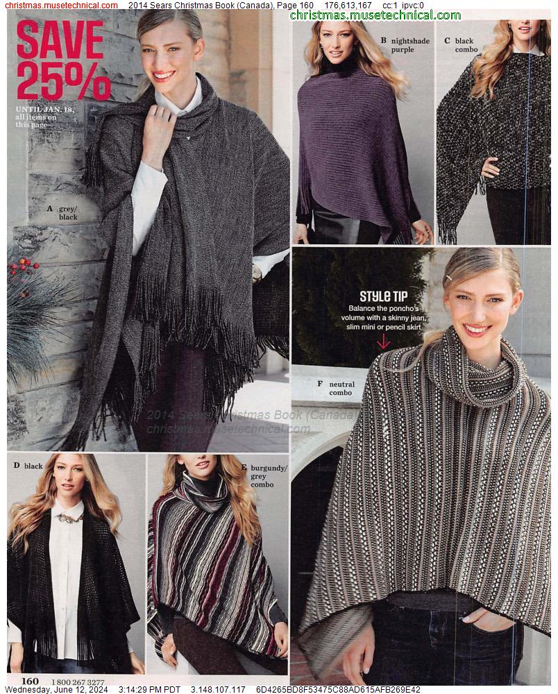 2014 Sears Christmas Book (Canada), Page 160