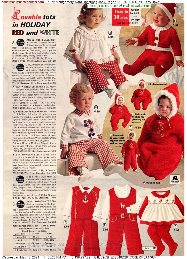 1972 Montgomery Ward Christmas Book, Page 165