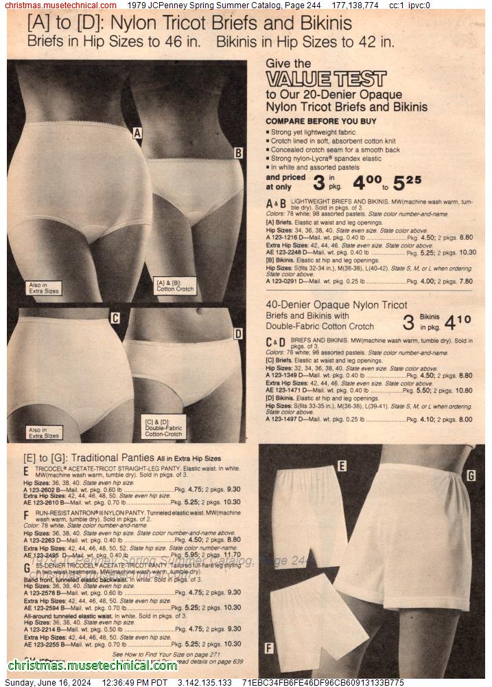 1979 JCPenney Spring Summer Catalog, Page 244