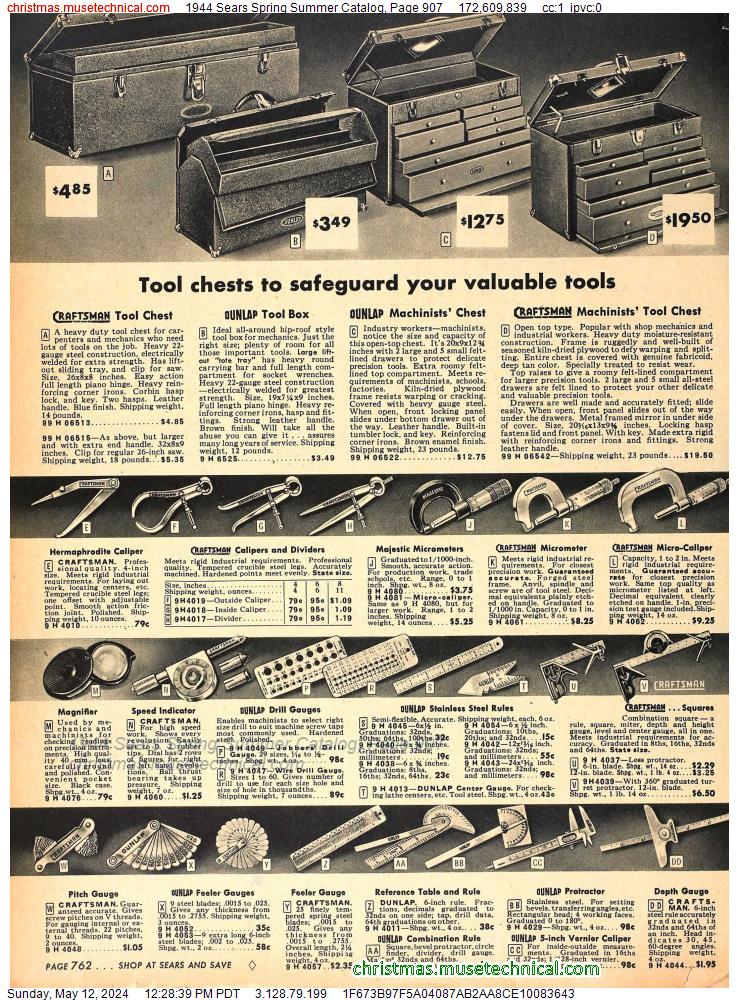 1944 Sears Spring Summer Catalog, Page 907