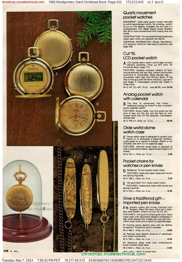 1982 Montgomery Ward Christmas Book, Page 242