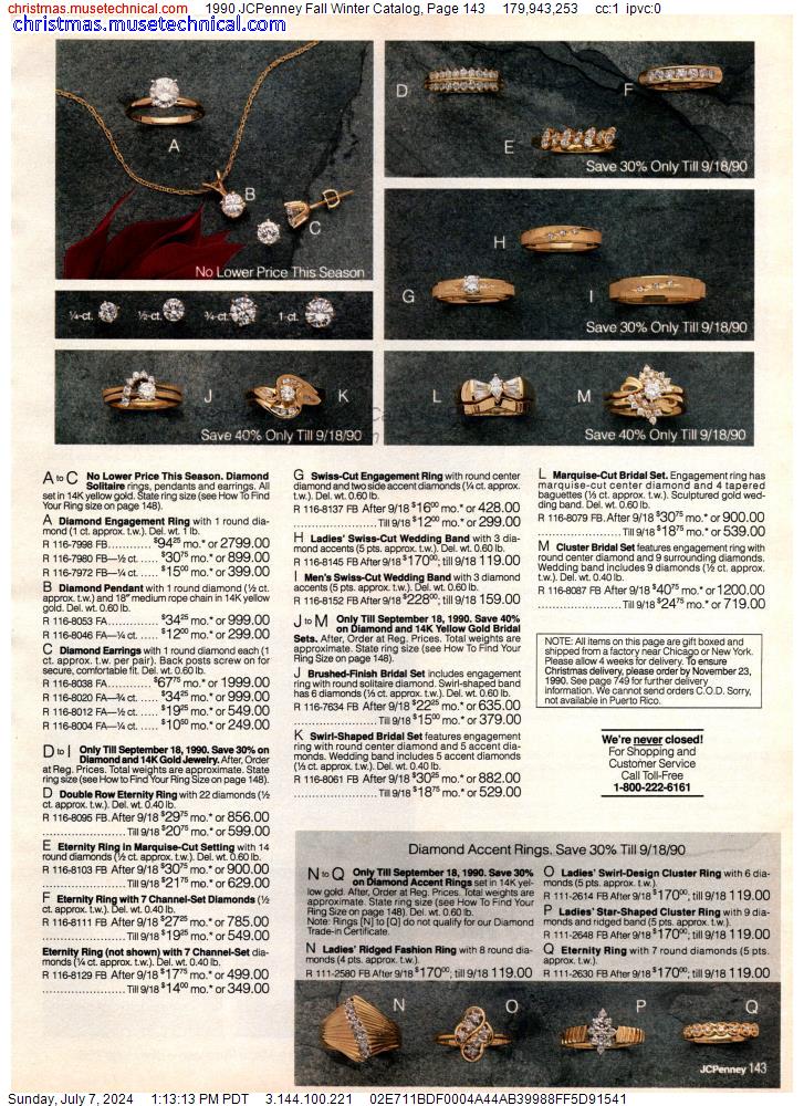 1990 JCPenney Fall Winter Catalog, Page 143