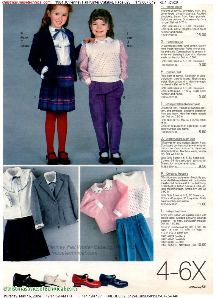 1984 JCPenney Fall Winter Catalog, Page 623