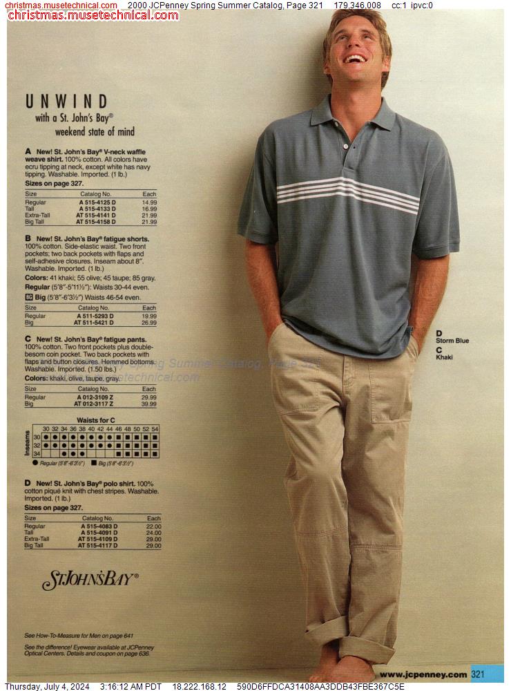 2000 JCPenney Spring Summer Catalog, Page 321