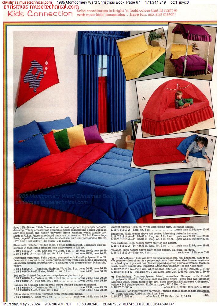 1985 Montgomery Ward Christmas Book, Page 67