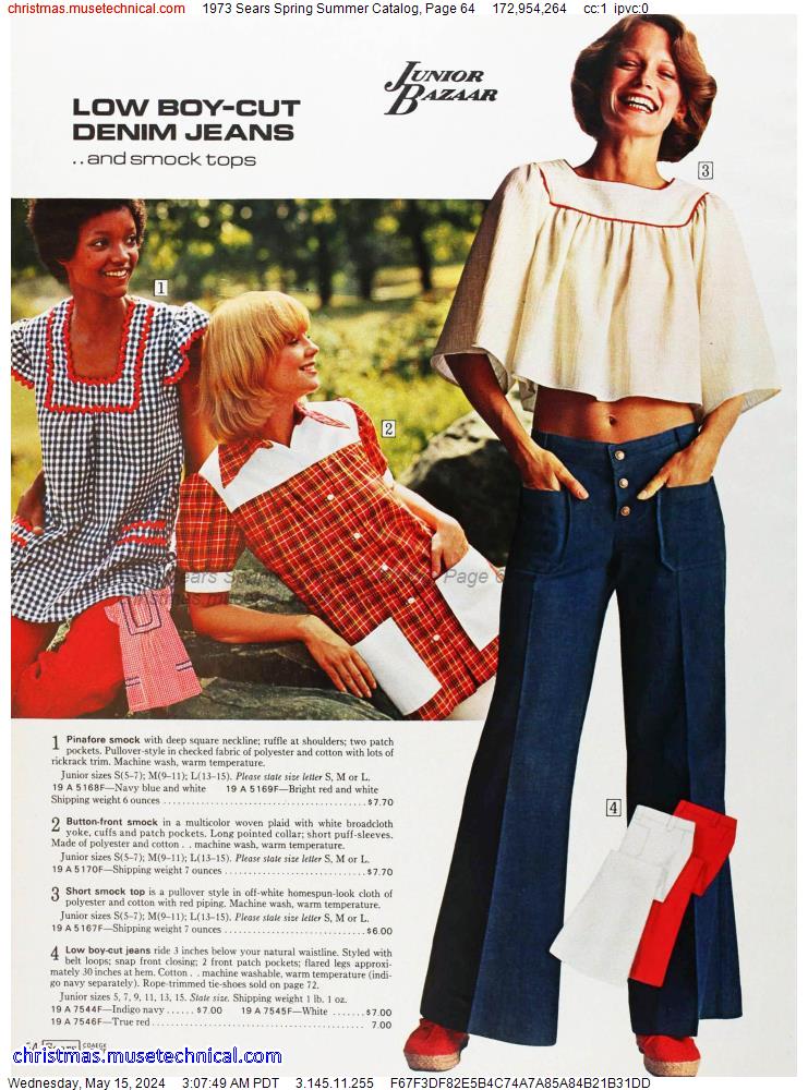 1973 Sears Spring Summer Catalog, Page 64