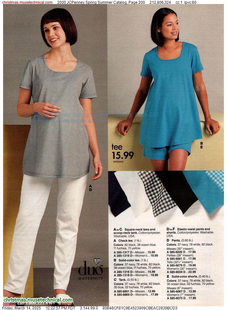 2000 JCPenney Spring Summer Catalog, Page 200