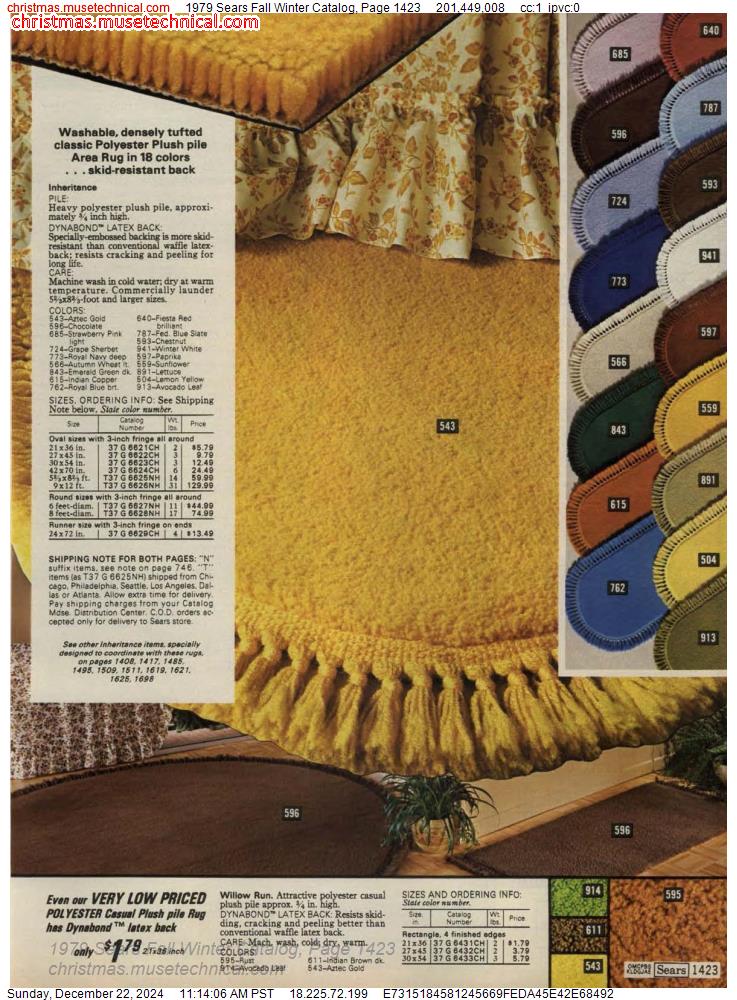 1979 Sears Fall Winter Catalog, Page 1423