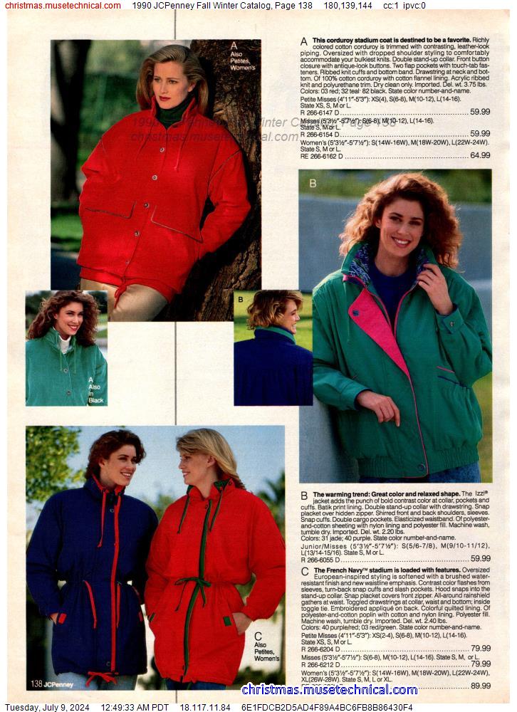 1990 JCPenney Fall Winter Catalog, Page 138