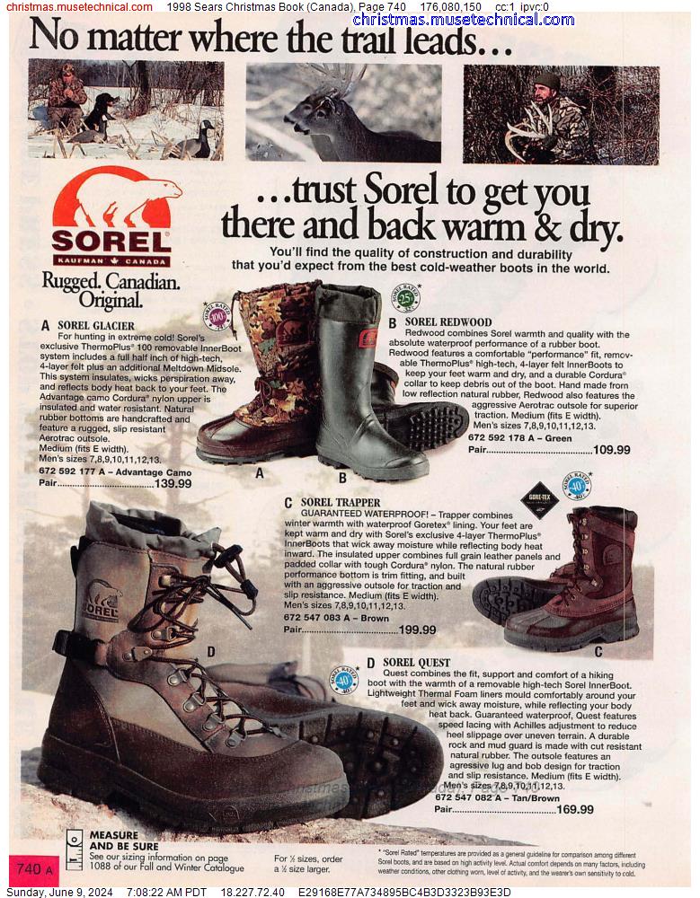 1998 Sears Christmas Book (Canada), Page 740