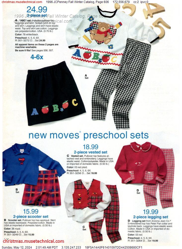 1996 JCPenney Fall Winter Catalog, Page 606