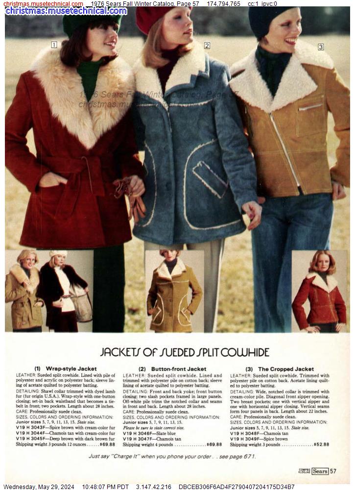 1976 Sears Fall Winter Catalog, Page 57