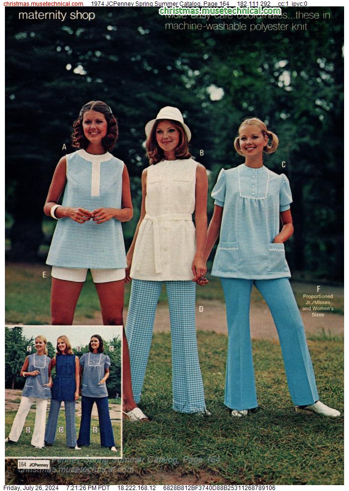 1974 JCPenney Spring Summer Catalog, Page 164