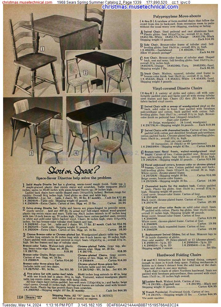 1968 Sears Spring Summer Catalog 2, Page 1339