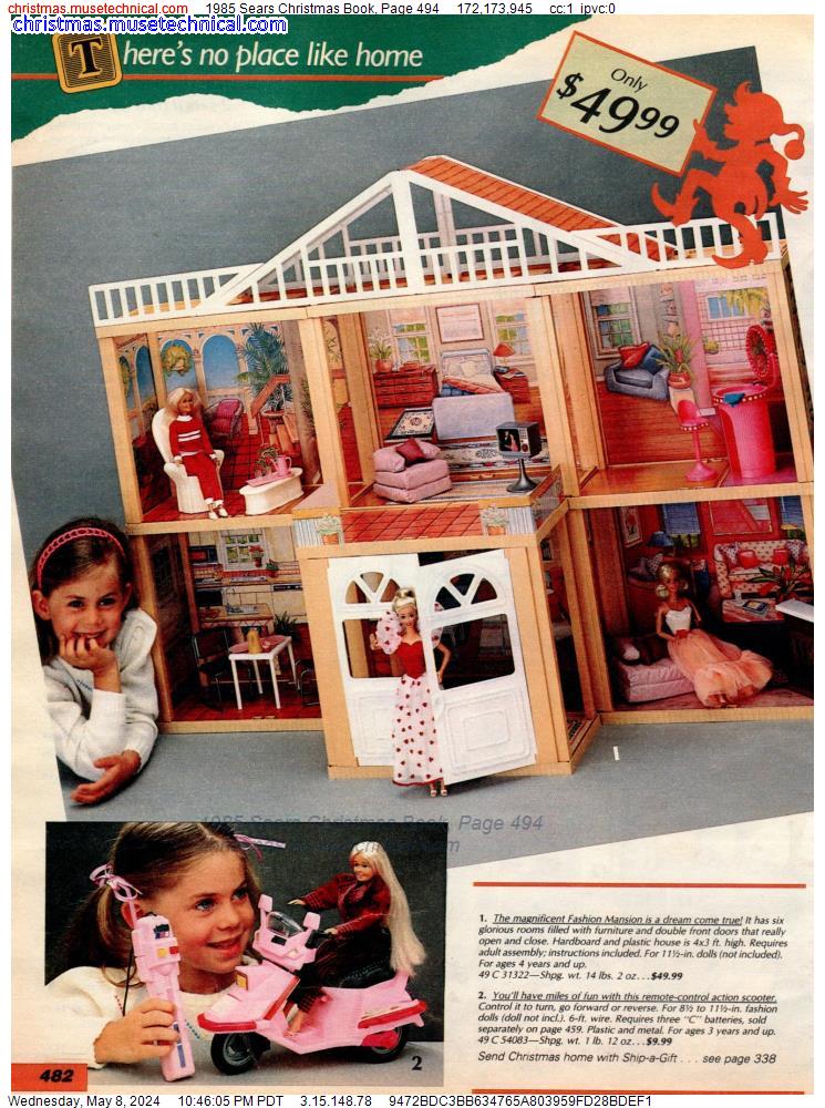 1985 Sears Christmas Book, Page 494