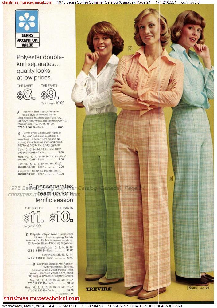 1975 Sears Spring Summer Catalog (Canada), Page 21