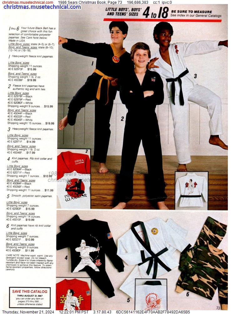 1986 Sears Christmas Book, Page 73