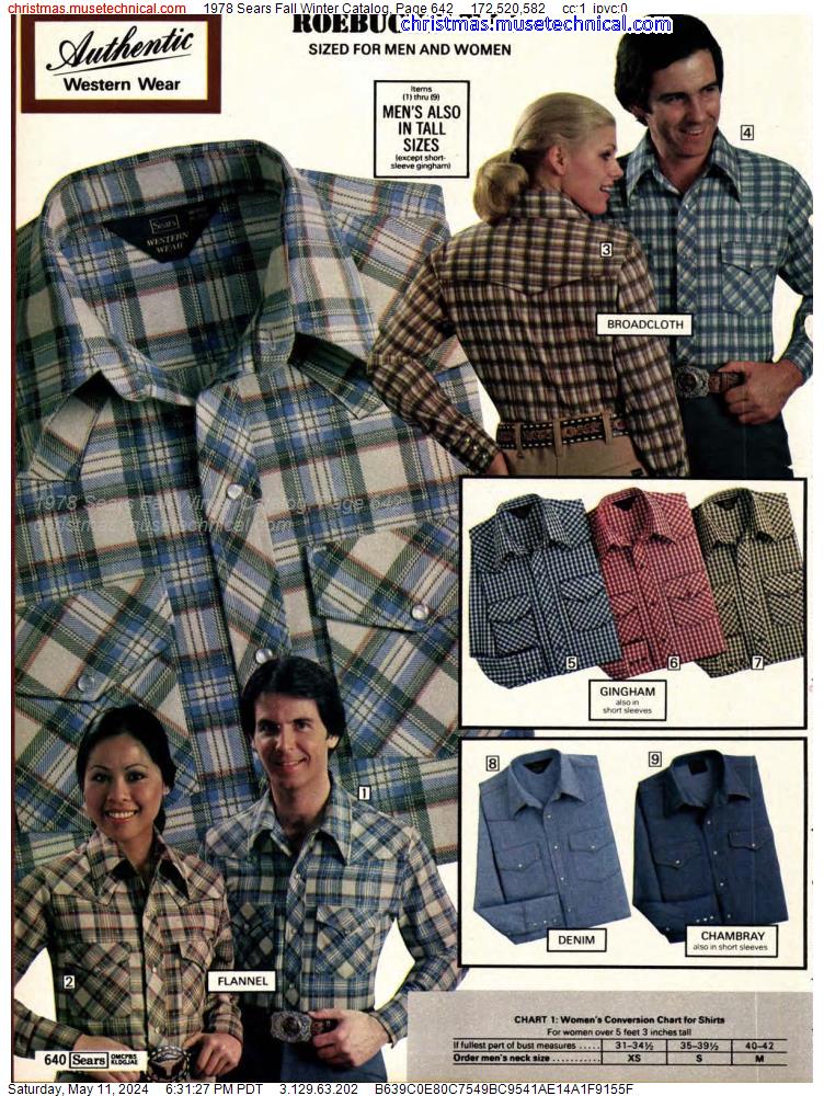 1978 Sears Fall Winter Catalog, Page 642