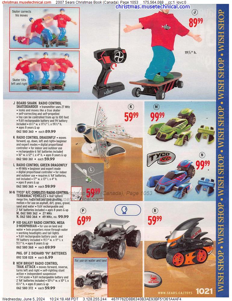 2007 Sears Christmas Book (Canada), Page 1053