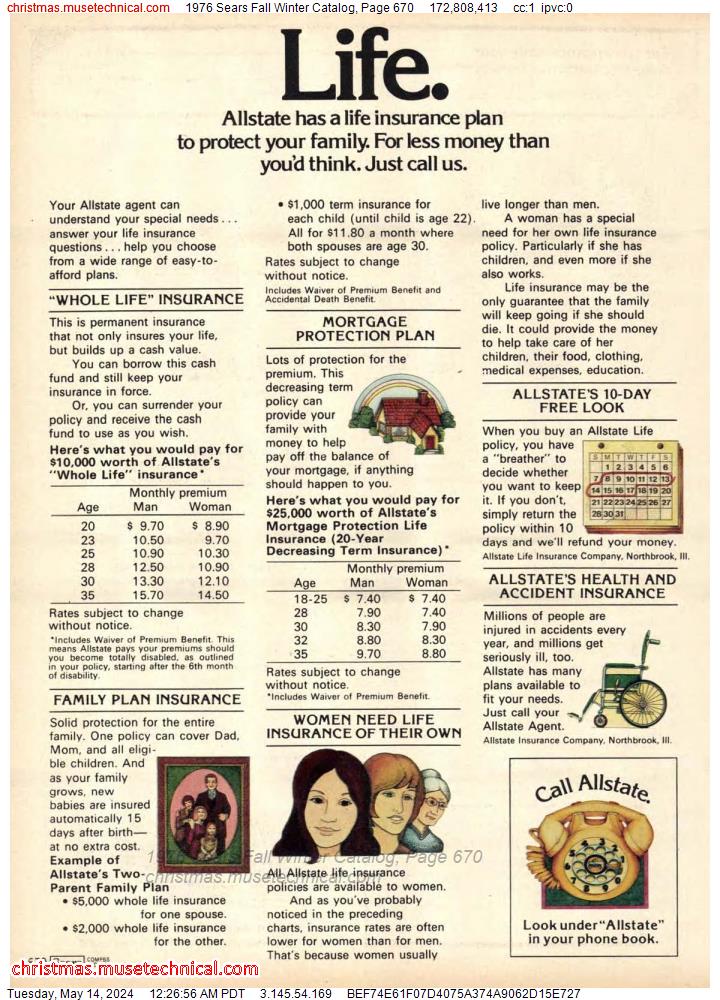 1976 Sears Fall Winter Catalog, Page 670